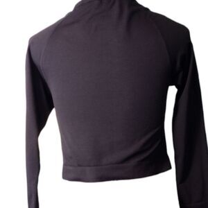 Size L PINK by VICTORIA'S SECRET black long sleeve 1/2 stretch muscle top